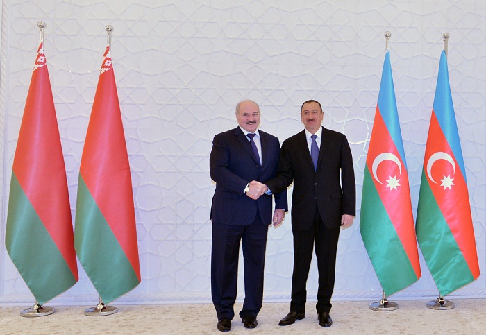 Official welcoming ceremony held for Azerbaijani president in Minsk